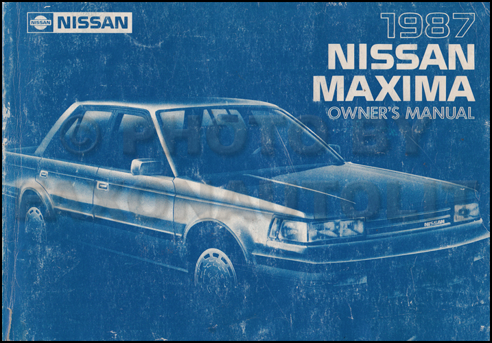 1987 Nissan maxiam owners guide #6