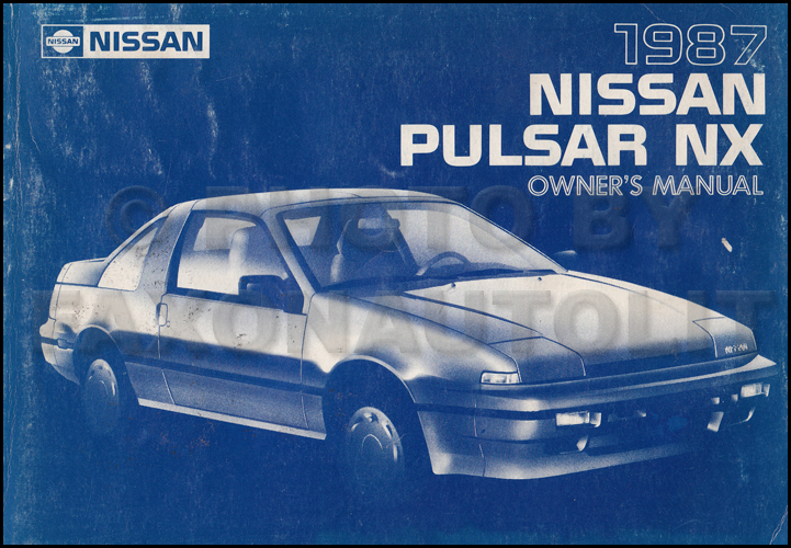 1987 Nissan pulsar repair manual #9