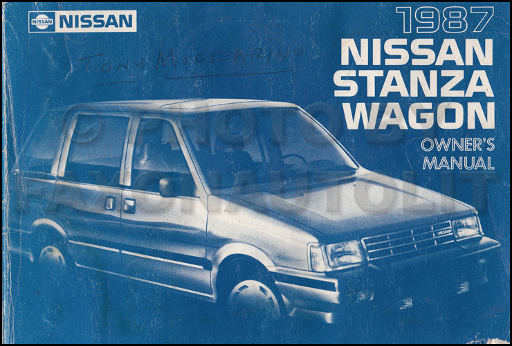1987 Nissan stanza repair manual #6