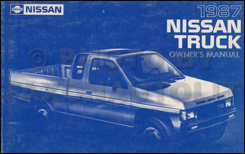 1987 Nissan pathfinder owners manual #9
