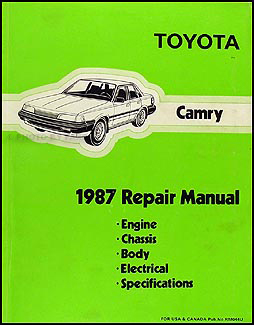 toyota camry 1987 repair manual #5