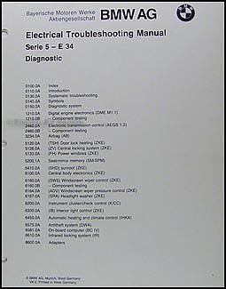 1988 Bmw 528e owners manual #6