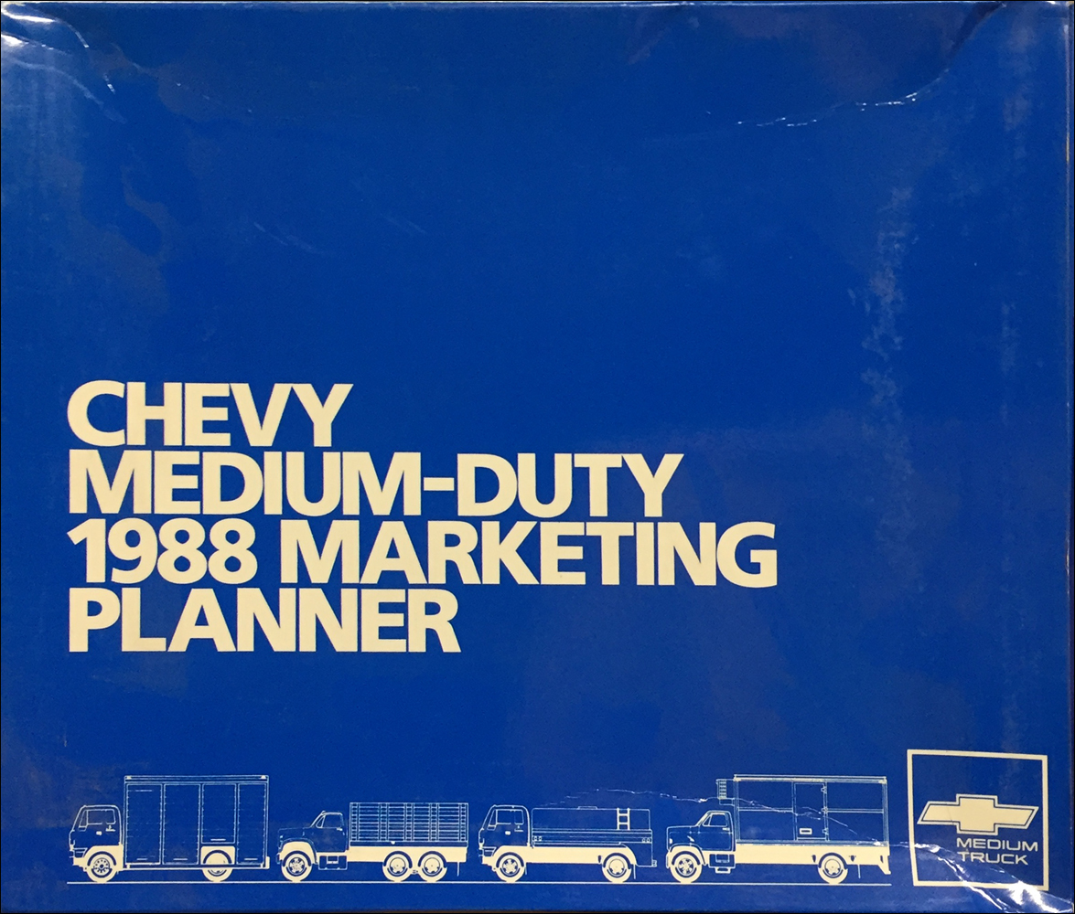 1988 Chevrolet and GMC Medium Duty C50 C60 C70 Wiring Diagram Original