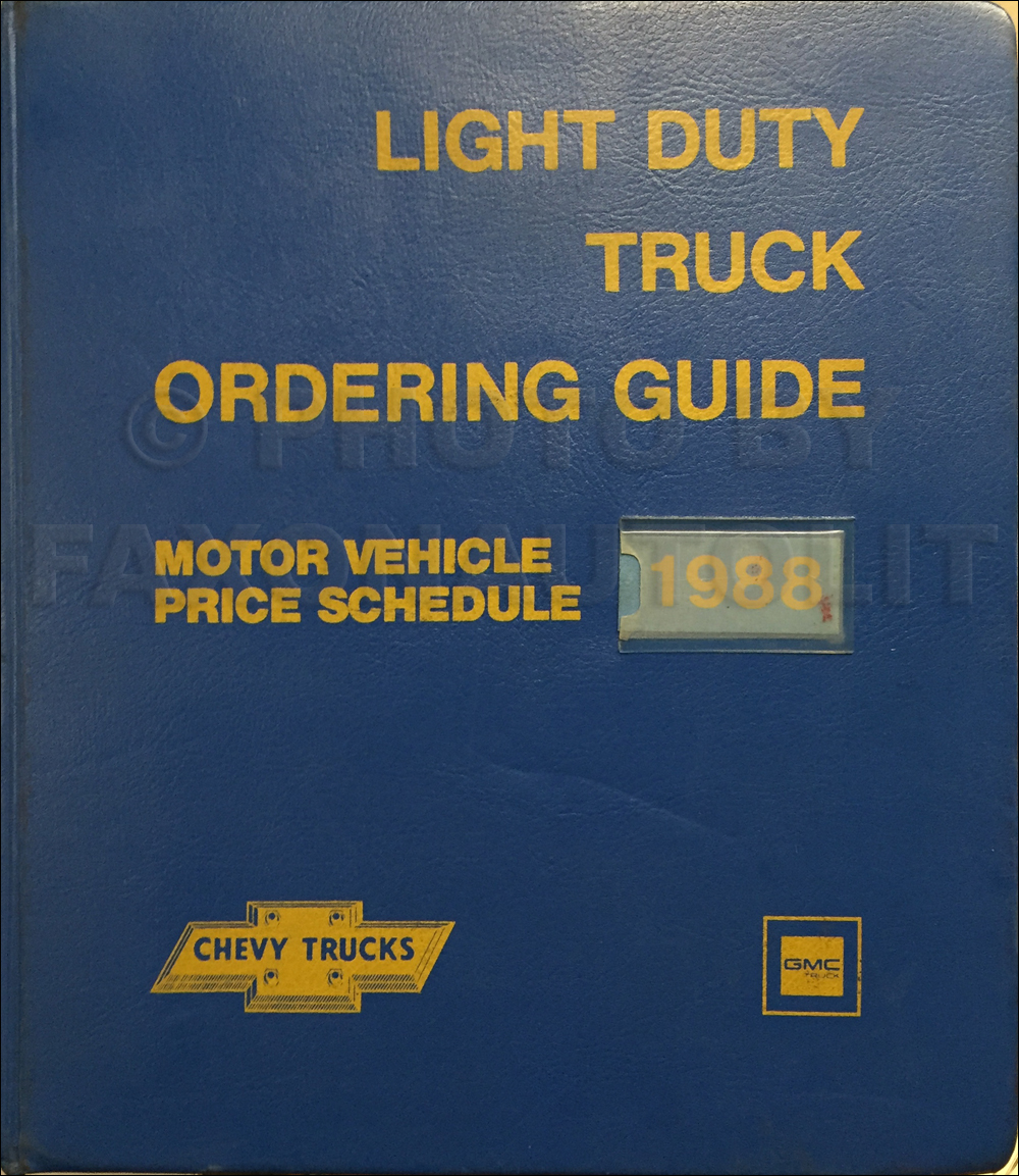 1988 Chevy Astro  Gmc Safari Van Wiring Diagram Original