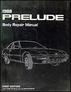 1991 Honda prelude shop manual