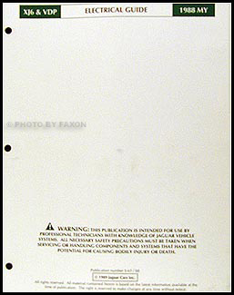 1986-1994 Jaguar XJ6 Do-It-Yourself Repair Shop Manual