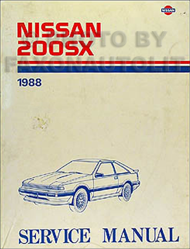 Nissan 200sx se owners manual #4