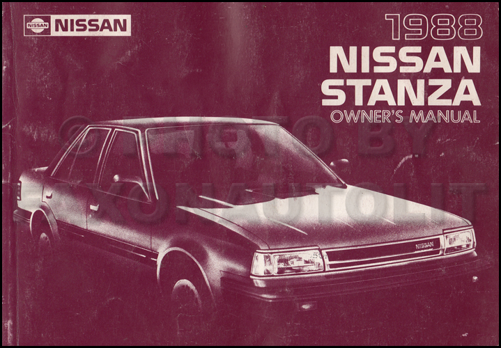 Nissan stanza wagon shop manual #4