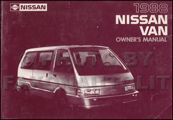 1988 Nissan maxima repair manual
