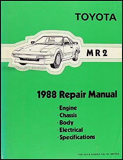 1988 toyota mr2 repair manual #7