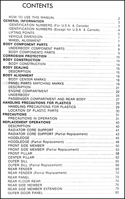 1989 Nissan maxima service manual #7