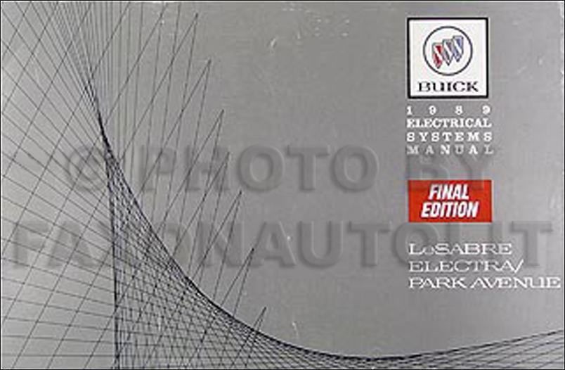 1989 Buick Electra Park Avenue LeSabre Electrical Manual ... 1989 buick lesabre wiring diagram 
