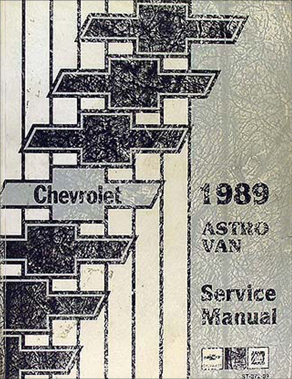 1989 Chevrolet Astro Van Shop Manual Original