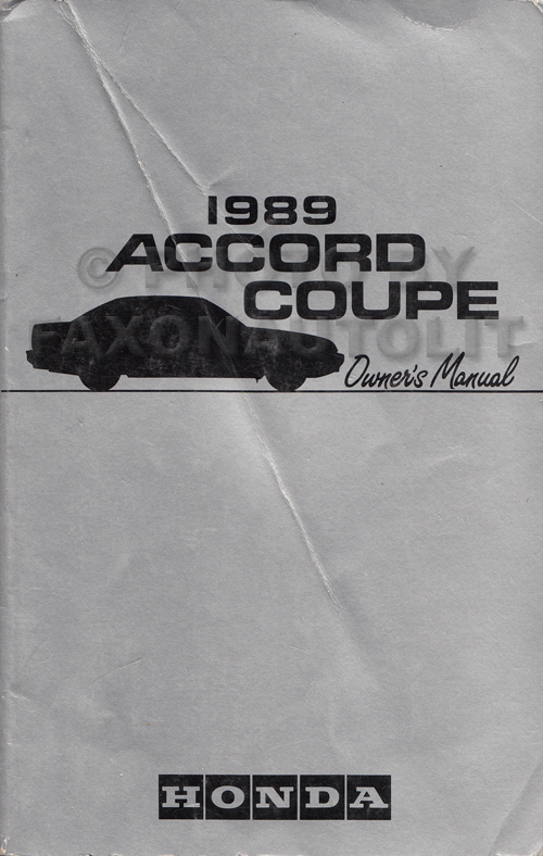 1989 Honda accord lxi manual #6