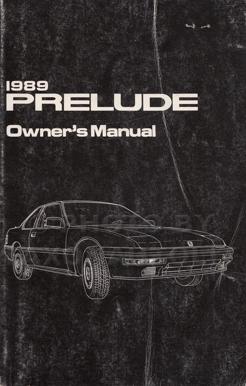 1989 Honda prelude workshop manual #5