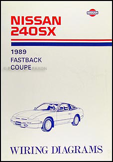 1989 Nissan 240SX Wiring Diagram Manual Original Nissan