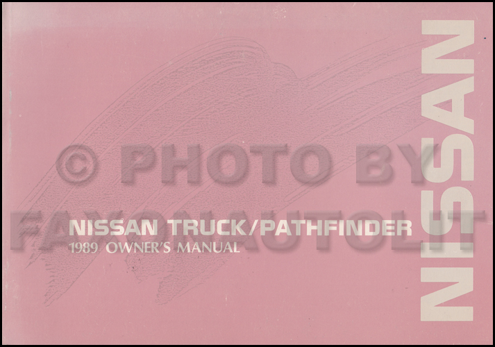 1989 Nissan pathfinder owners manual #8