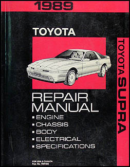 1989 Toyota Supra Wiring Diagram Manual Original