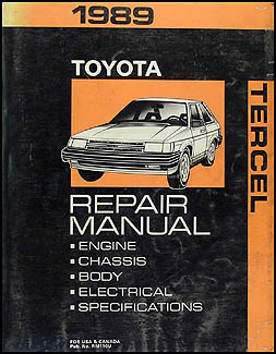 1989 toyota tercel specifications #6