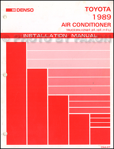 1989 Toyota Pickup Truck Wiring Diagram Manual Original