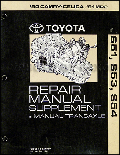 1991 toyota camry manual transmission #6