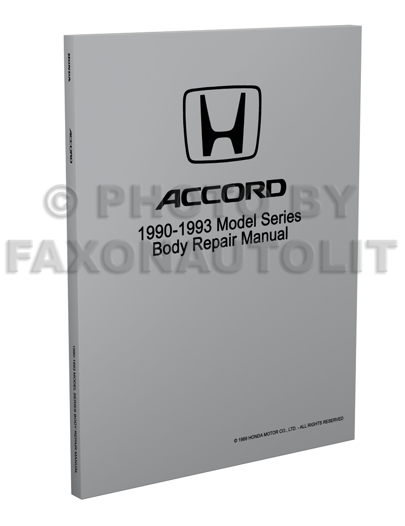 1991 Honda accord lx repair manual #3