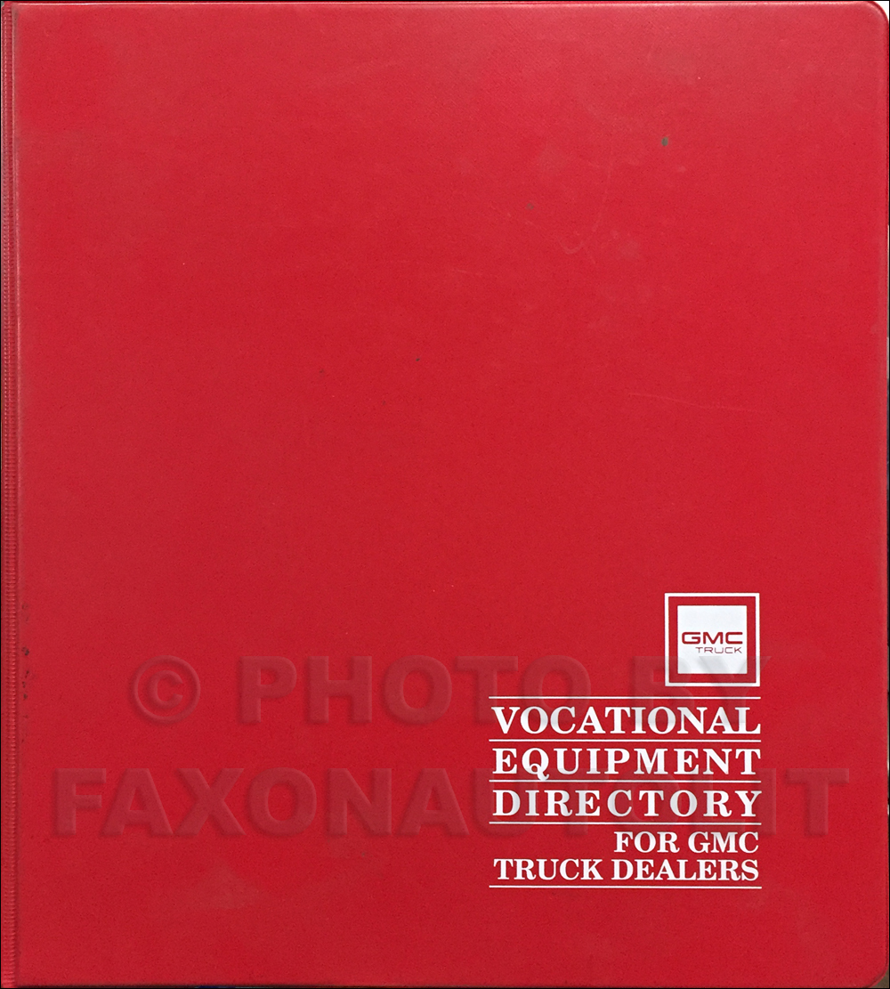 1990 gmc truck vocational special equipment dealer album