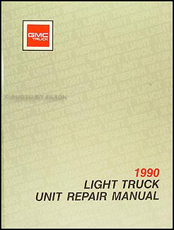 1990 GMC C/K Sierra Pickup Wiring Diagram Manual 1500 2500 3500
