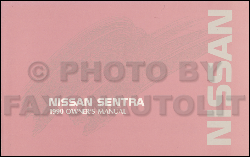 1990 Nissan sentra owners manual #4