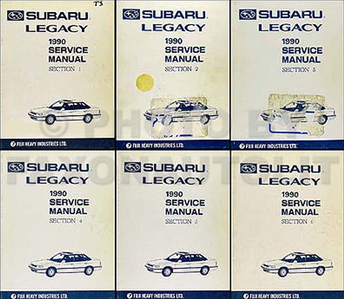 1990 subaru legacy repair shop manual set original rh faxonautoliterature com 2011 Subaru Legacy Dashboard Symbols 2006 Subaru Legacy Manual