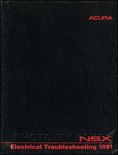 1991 Acura NSX Electrical Troubleshooting Manual Original (1991)