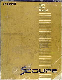 Original 1994 Hyundai Scoupe Owners Manual Hyundai