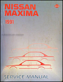 1991 Nissan maxima repair manual #4