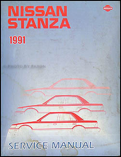 1991 Nissan stanza repair manual #7