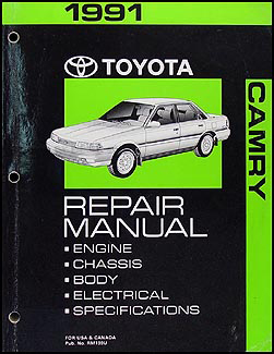 1991 Toyota Camry Wiring Diagram Manual Original
