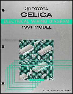 1991 Toyota Celica Wiring Diagram Manual Original