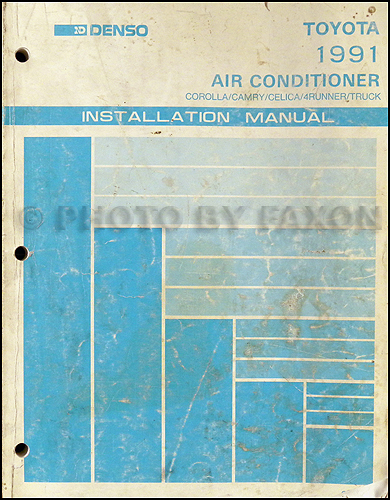 1991 Toyota Corolla Wiring Diagram Manual Original