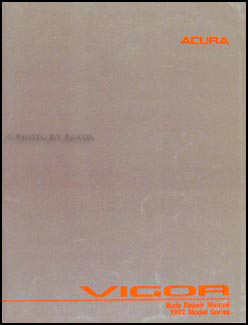 Acura Service on 1992 1994 Acura Vigor Body Repair Shop Manual Original