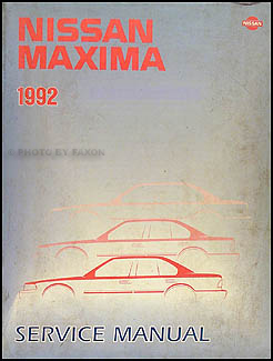 1992 Nissan maxima workshop manual #2