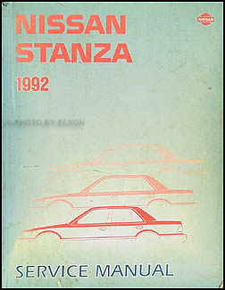 1992 Nissan stanza factory service manual #5