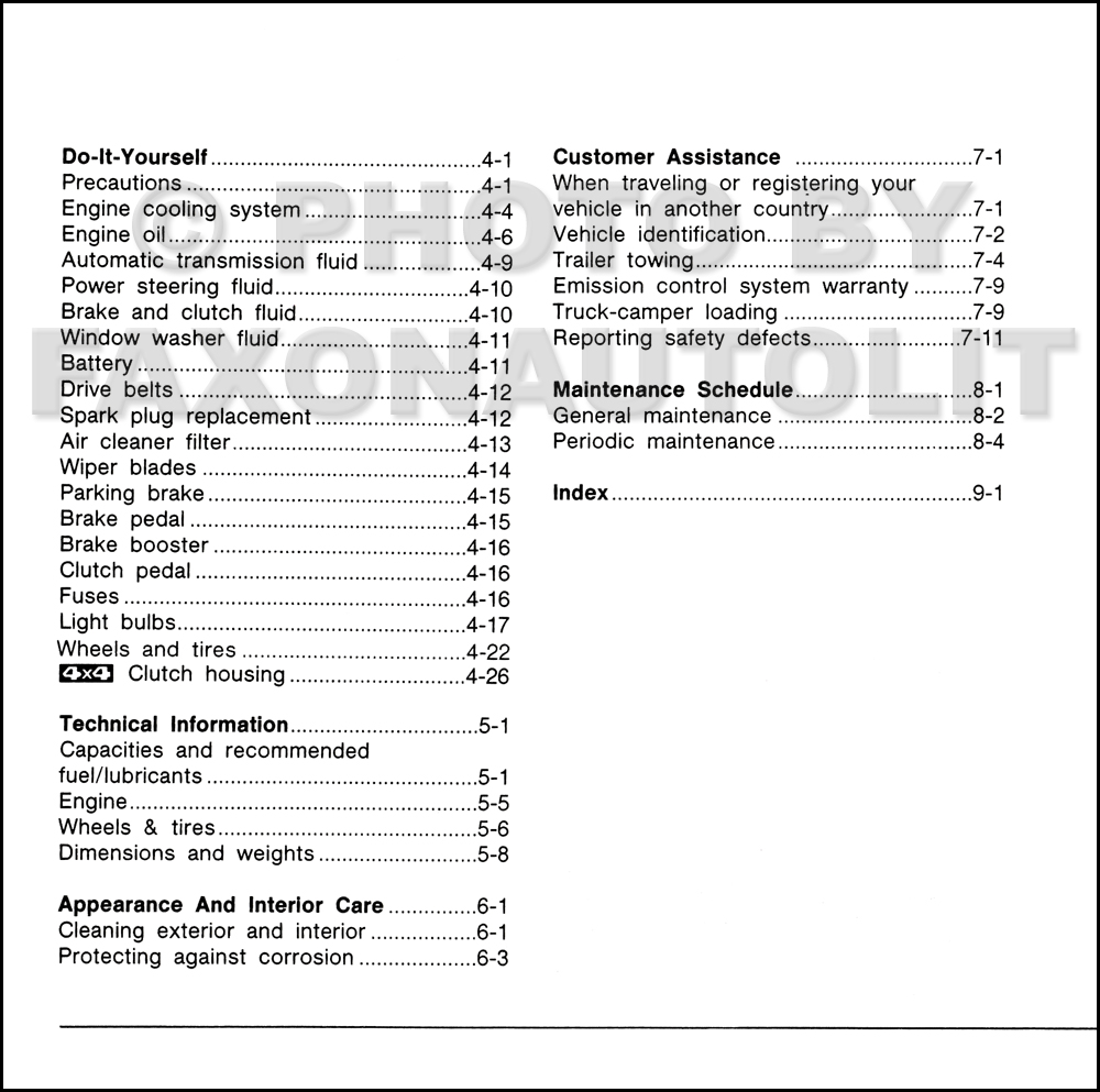 1993 NISSAN D21 SERVICE MANUAL FREE DOWNLOAD visual data 2