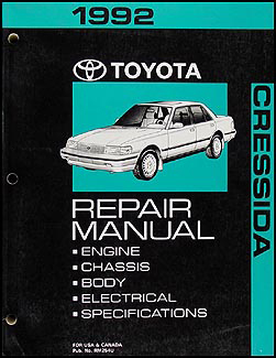 1992 toyota cressida repair manual #5