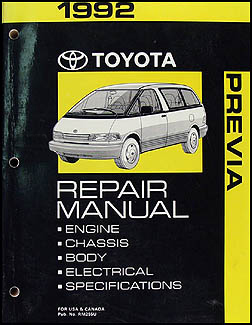 free 1992 toyota previa repair manual #1