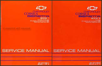 1993 Chevy Chevrolet Corsica Owners Manual Chevrolet