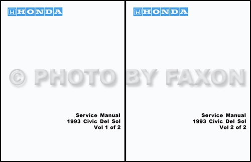 1993 Honda civic factory service manual #3