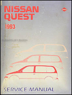 1993 Nissan quest owners manual #6