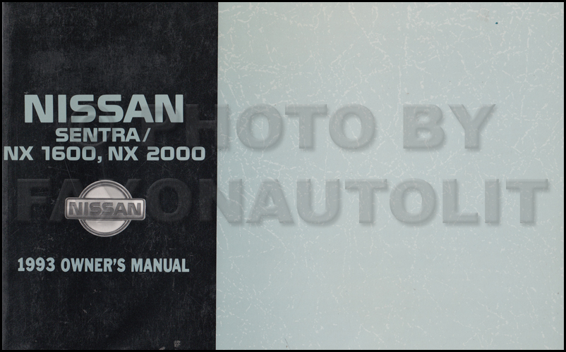 1993 Nissan sentra repair manual #8