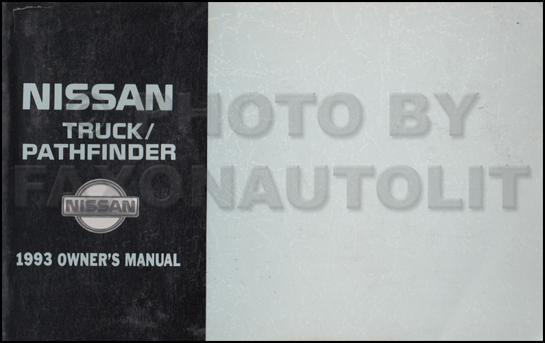 1993 Nissan pathfinder service manual