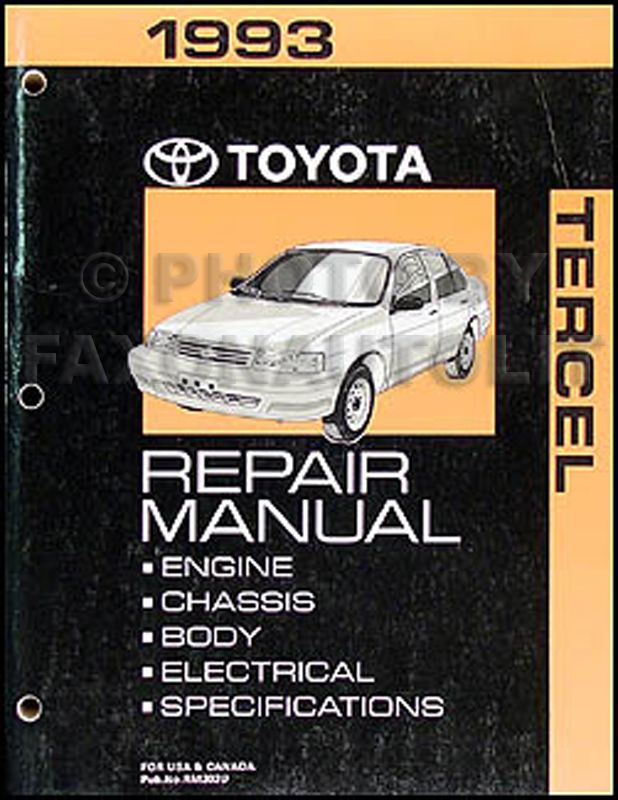 1993 toyota tercel repair #4