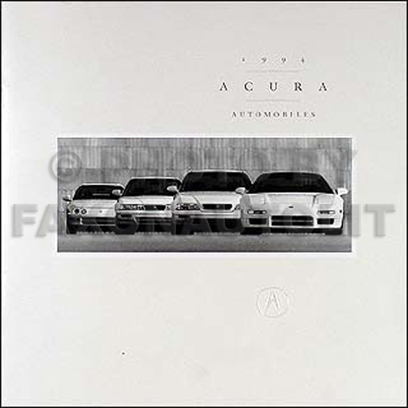 1994 Acura Integra on 1994 Acura Original Sales Catalog 94 Nsx Legend Vigor Integra